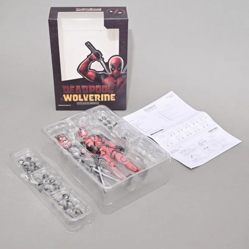 Figuras de Anime Deadpool de 18cm, versión de película x-men Deadpool Wolverine, figura de acción de PVC, modelo de colección móvil, juguete, regalo de cumpleaños
