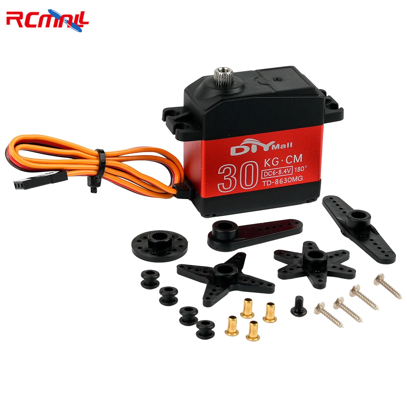 High Torque Digital Servo Full Metal Gear 15KG 20KG 25KG 30KG 35KG Carbon Brush Motor 180 270 360 Degree for RC Car Robotic Arms image 3