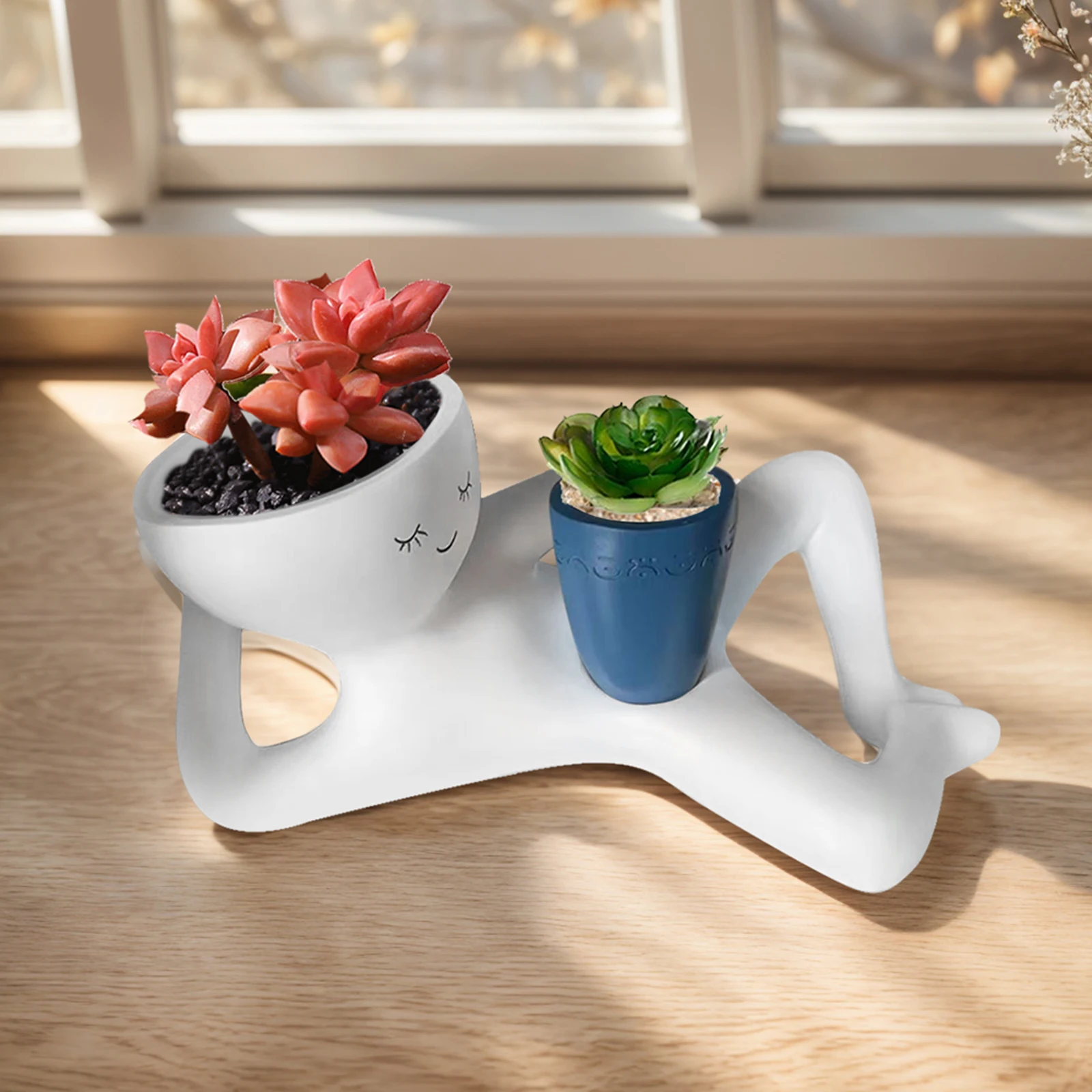 Pot Bunga Lazy Guy dengan Luba - Plant Parents ulasan dan harga