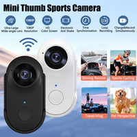1080P HD Mini Thumb Action Camera WiFi Sports DV Cycling Video Recorder 128GB Pocket BodyCam Bicycle Motorcycle Riding Camcorder