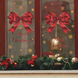 Merry Christmas Window Stickers Wall Sticker Xmas Decals Christmas Decorations For Home Shopping Mall Store Office Window