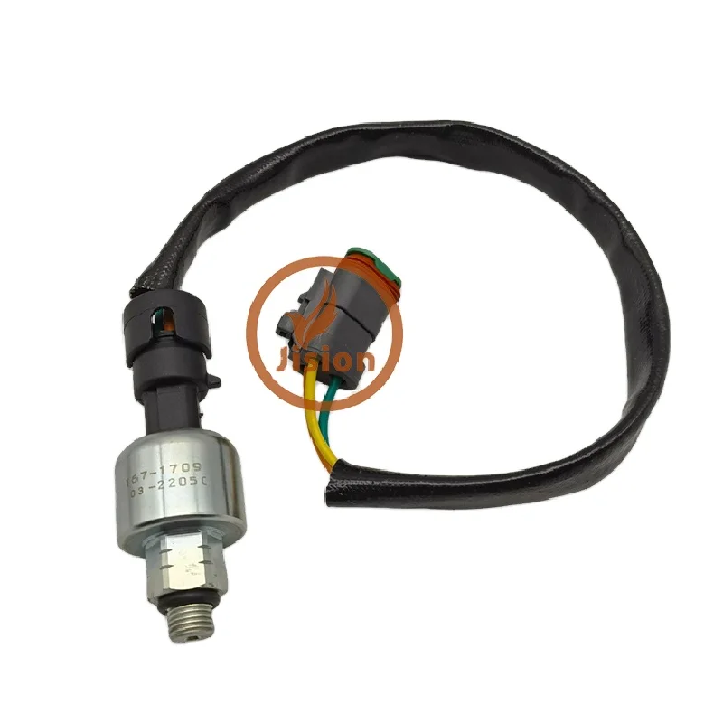 

For Oil Pressure Sensor 167-1709 1671709 For Caterpillar CAT 3176C 3408 3408E 3412 3508 Excavator