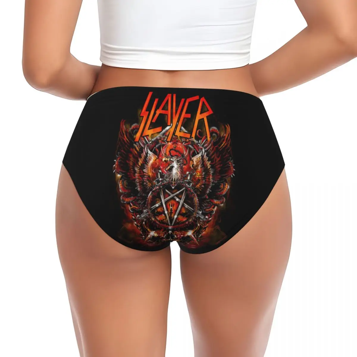 Custom Womens S-slayers Panties Breathable Heavy Metal Briefs Underwear