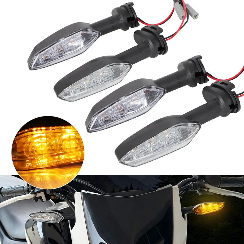 LED Turn Signal Light For YAMAHA MT07 MT09 FZ 16 FZ1 FZ8 Tenere 700 XSR Tracer 900/GT YZF R6 R1 R3 Motorcycle Flasher Indicator