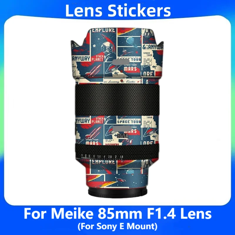 

Для Meike 85 мм F1.4 наклейка кожи виниловая пленка для объектива камеры защитная наклейка на корпус (E крепление) FE85F1.4