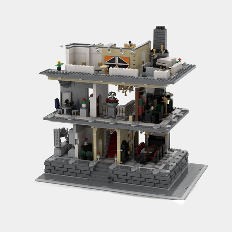 8491 pièces MOC l'embarquement modèle modulaire blocs de construction ensembles de bricolage briques à assembler jouets cadeaux d'anniversaire/noël