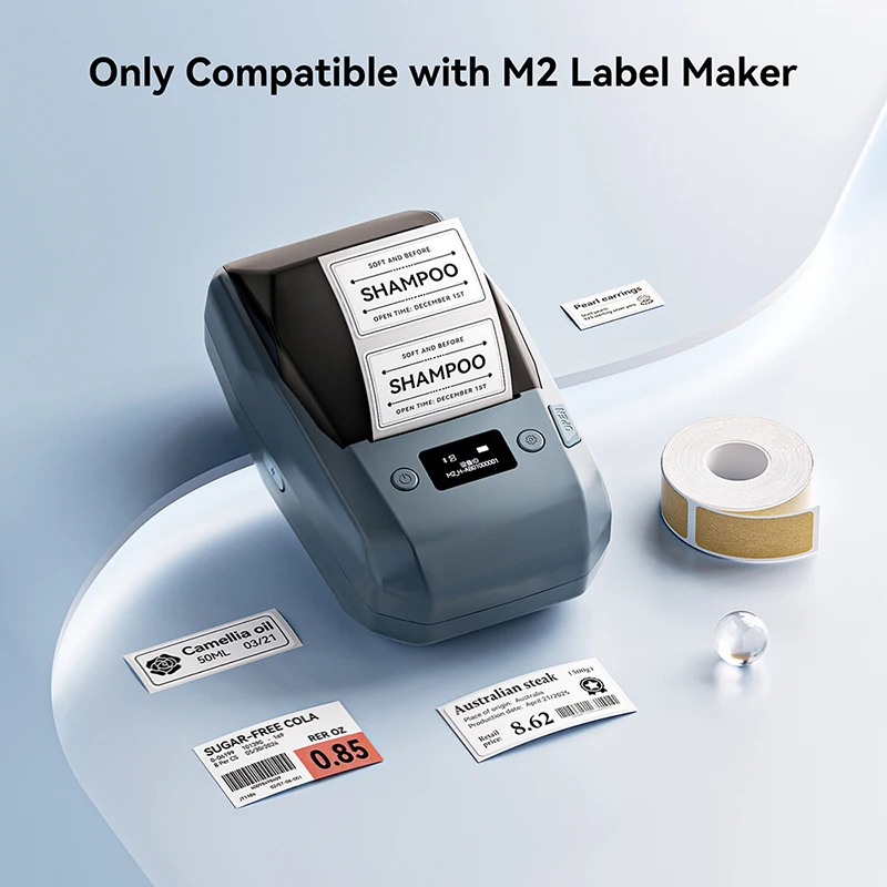 NIIMBOT M2 Label Paper Waterproof Scratch-resistant Adhesive Label Sticker Tag For M2 Portable Thermal Transfer Label Printer