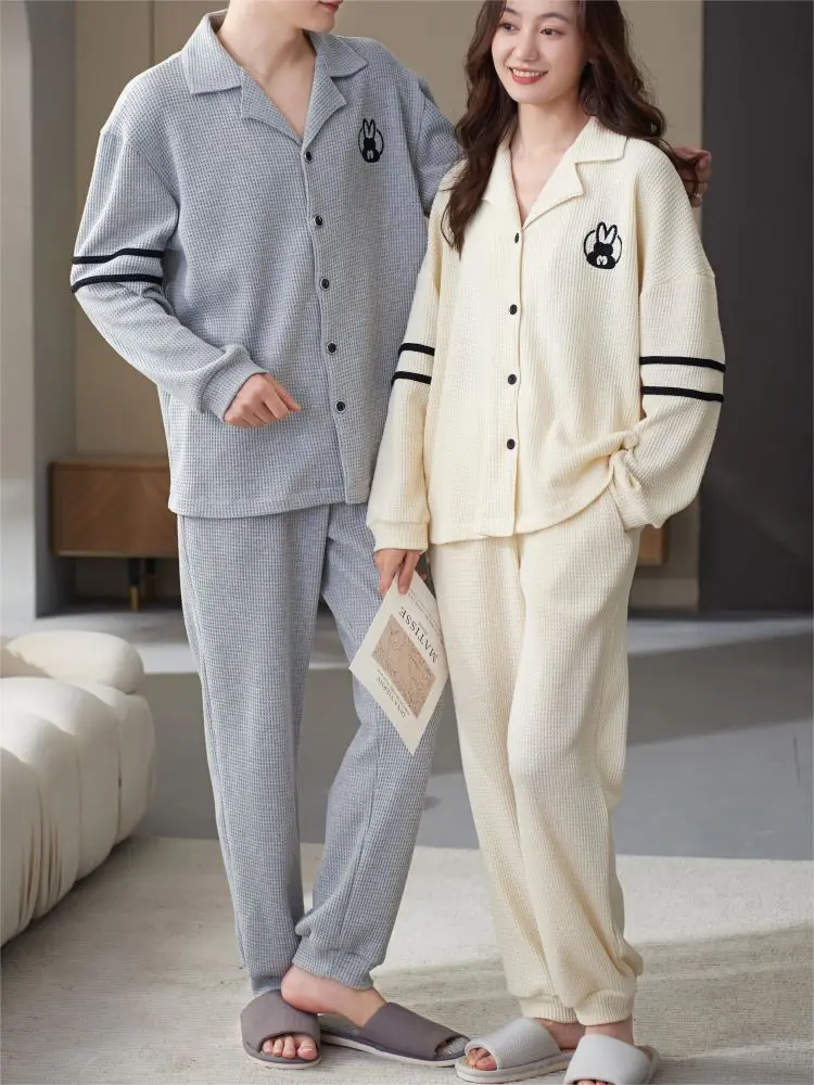 Matching Sets For Couples Loungewear Women Set Men Pajama Nightwear Fall Sleepwear Plus Size Winter Warm