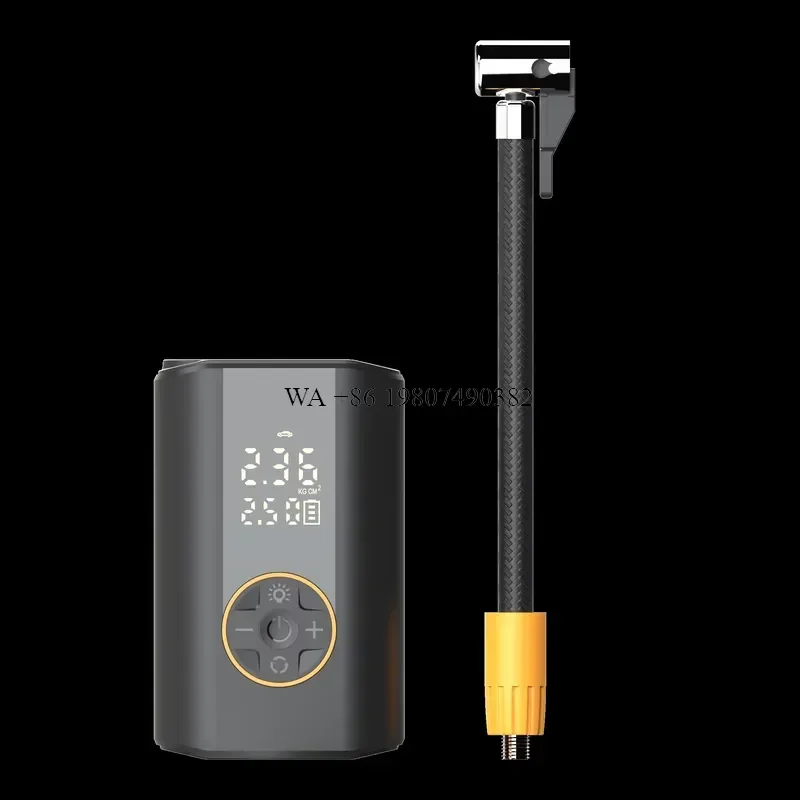 wmwmnu Portable Cordless Car Tire Inflator 150PSI Digital Air Compressor 7.4V 40W Mini Tire Pump for Car Motorcycle