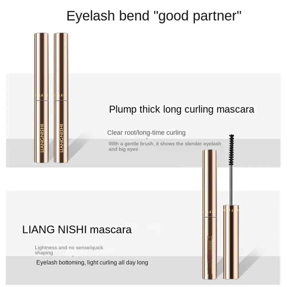 Mascara noir ultra-fin pour cils, outil de maquillage, brosse fine, hyper curling, utilisation sur scène, fête