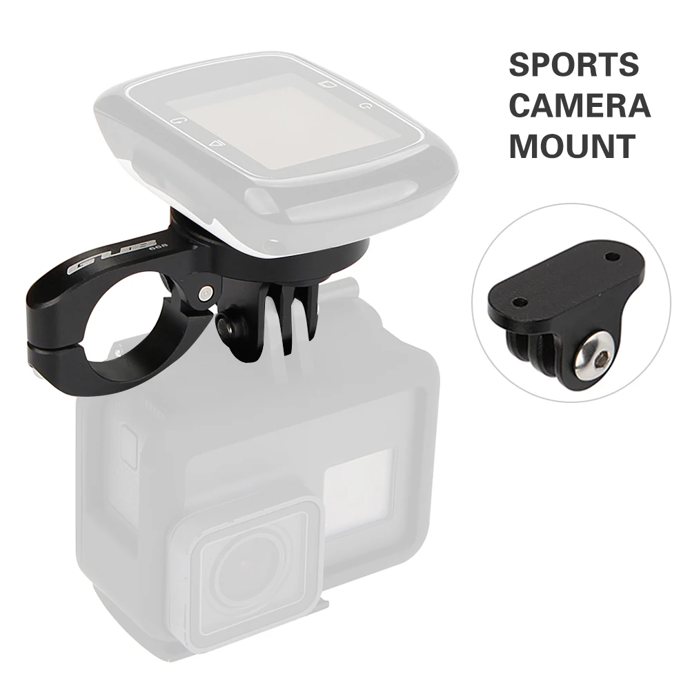 22.2mm Bicycle TT Handlebar Computer Mount with 4 Adapters for Garmin for Bryton for Cateye for Sports Camera