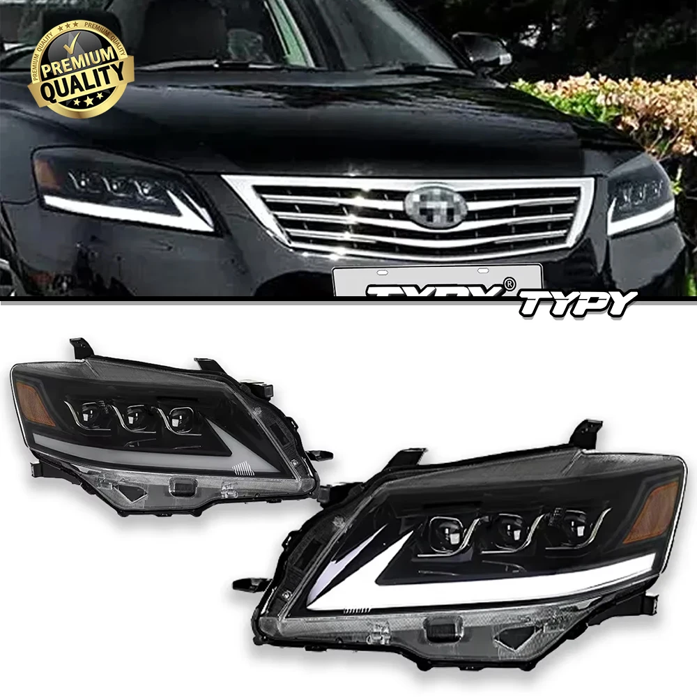 

TYPY Car For Toyota Camry 6th Headlight 2009-2014 Upgrade Modified to New DRL Dynamic Turn Signal LED Headlight Auto Accessories