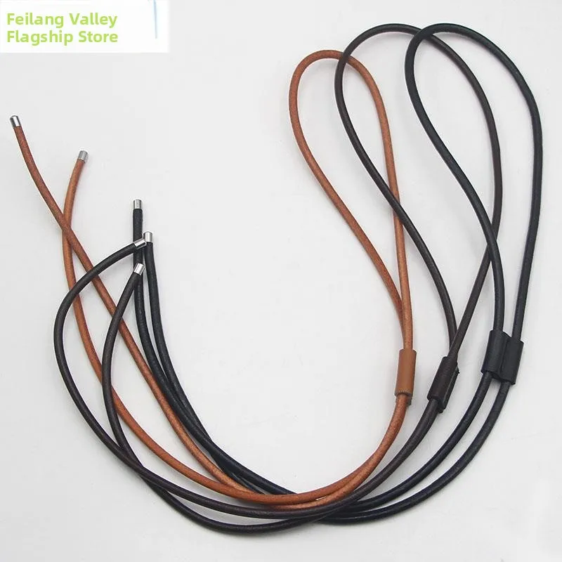 Leather Rope Drawstring Bag Replacement Strap Bucket Bag Drawstring Accessory Women's Double Shoulder Backpack Drawstring