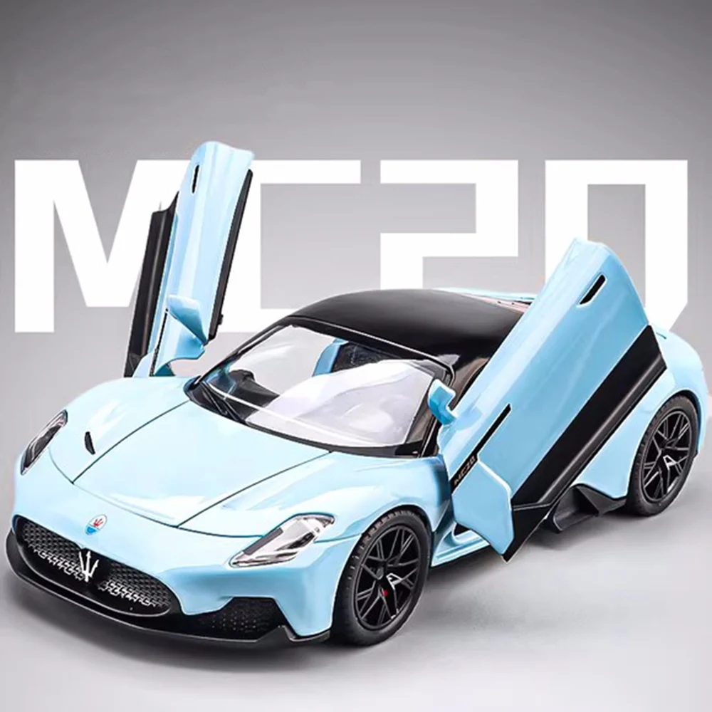 1:22 MC20 Honda NA1 Alloy Diecast Sport Cars Toy Models Light Sound Wheel Pull Back Miniature Vehicles Children Collection Gifts