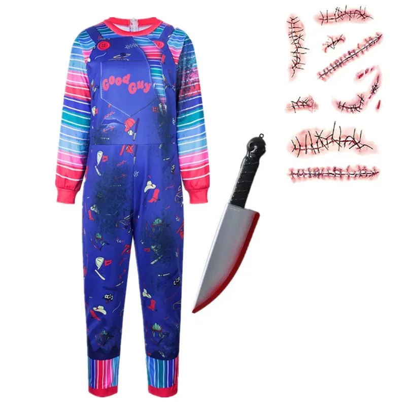 ฮาโลวีน Childs P-Play Chucky คอสเพลย์เจ้าสาวของ Chucky เครื่องแต่งกายสําหรับเด็กสาวตลกสยองขวัญน่ากลัว Carnival Party Xtmas เครื่องแต่งกาย