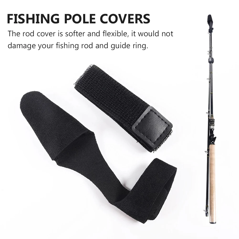 

Rod Soft Tangles Easy Portable Outdoor Fishing Stick Covers Rod Angling Stick Cover Tip Covers Fishing Tackle Pole Cover
