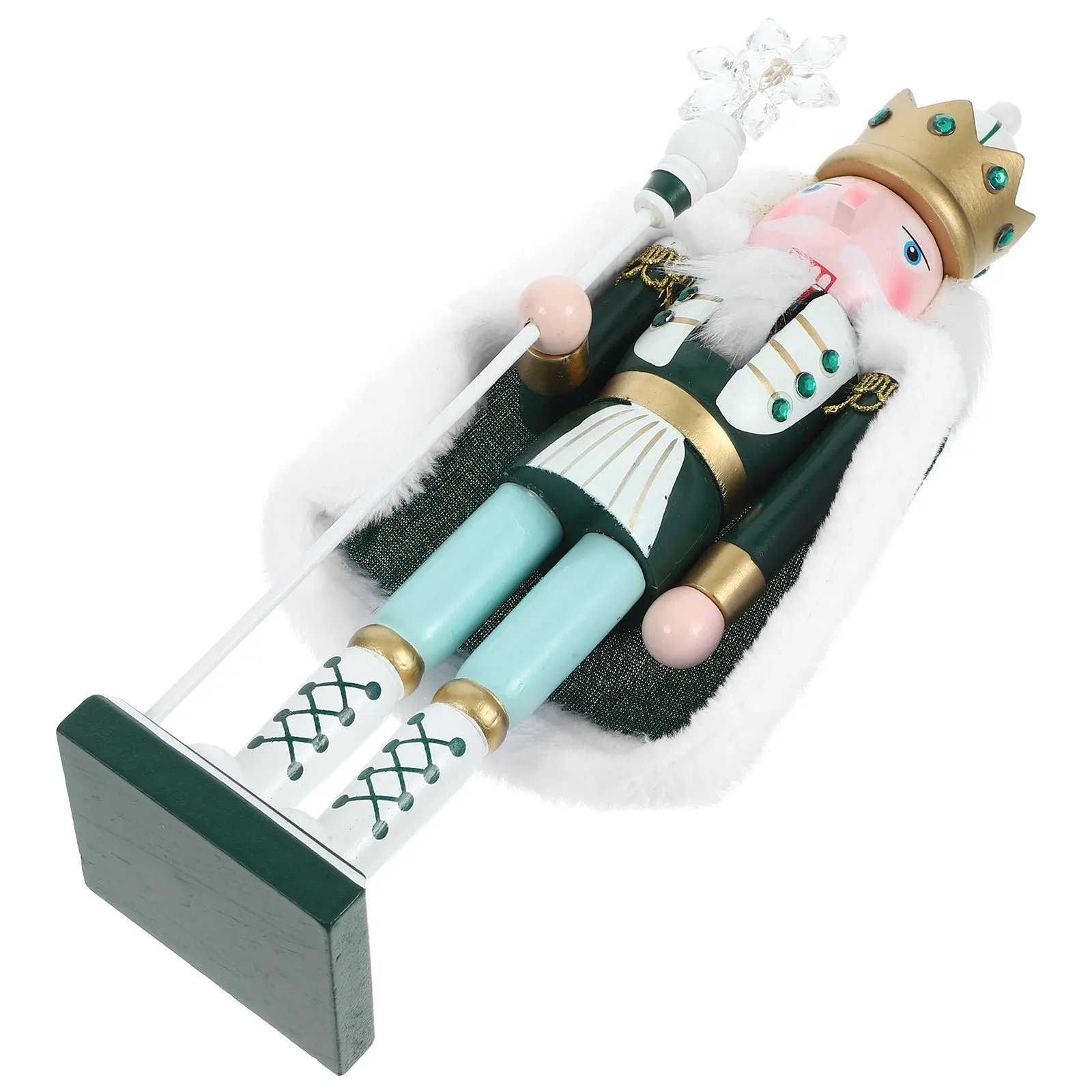 

Christmas Wooden Nutcracker Ornament Small Classic Xmas Wooden Puppet Desktop Nutcracker Decor Xmas Table Ornament Christmas