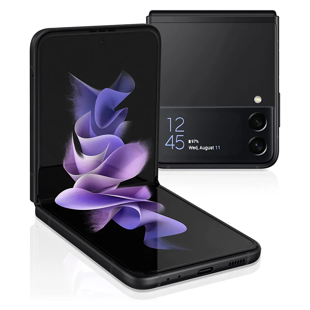 値下げ Samsung Galaxy Z Flip3ブラック 折りたたみ式 Samsung Galaxy Z Flip 3 Z Flip3 5G F711U1 F711N F711B 純正 6.7