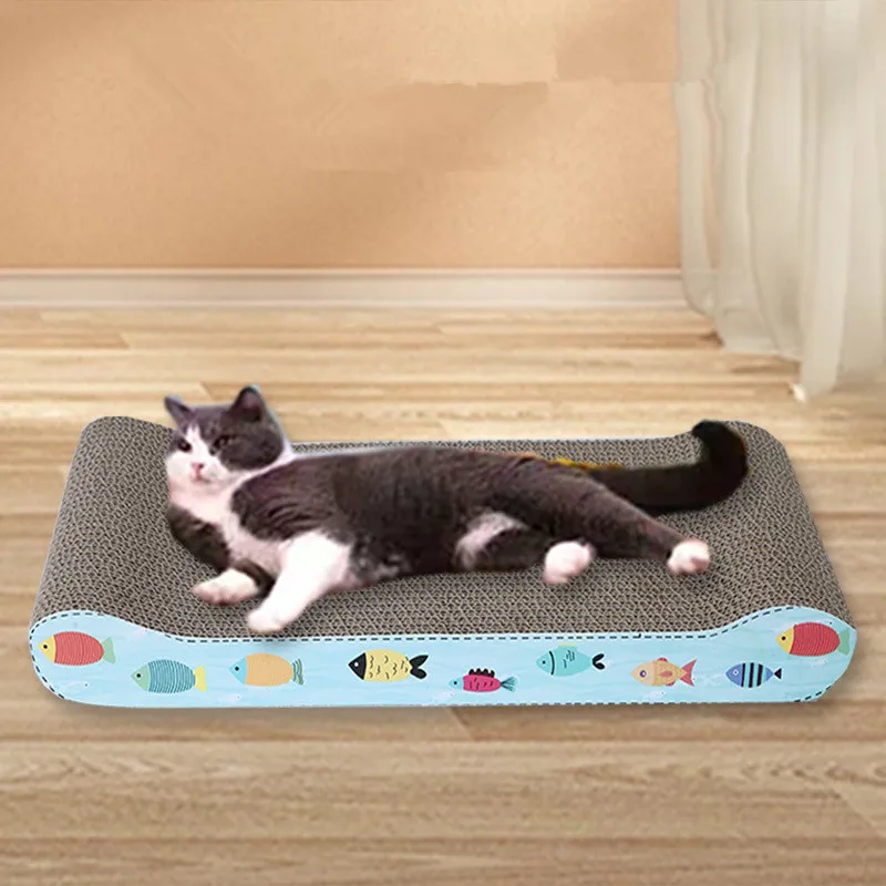 

Pet Cat Scratching Board Corrugated Grinding Grinder Corrugated Paper Pad Climbing Frame Scraper Mat Cat Cardboard Cat Toys