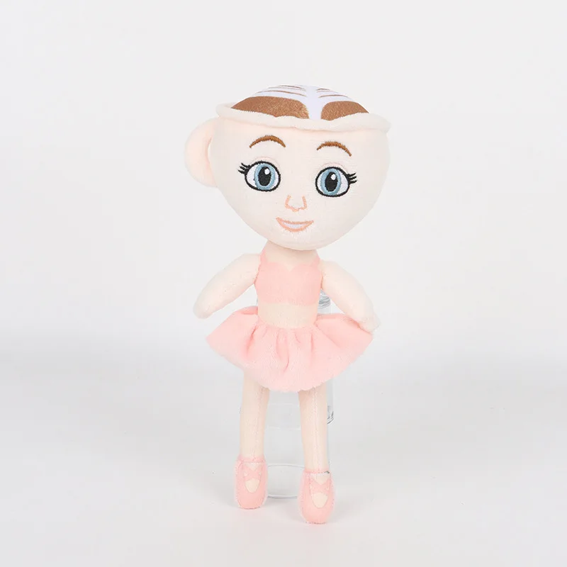 New Italian Brainrot Plush Ballerina Cappuccino Doll Funny Cartoon Alerina Capucciu Soft Stuffed Animal Toy Kids Birthday Gifts