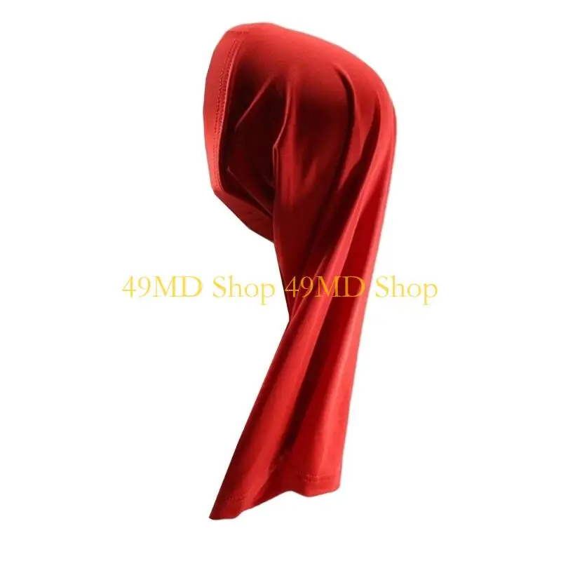 49MD Dreadlock Cap Trendy Durag Headwear for Hiking Camping Comfort Bandana