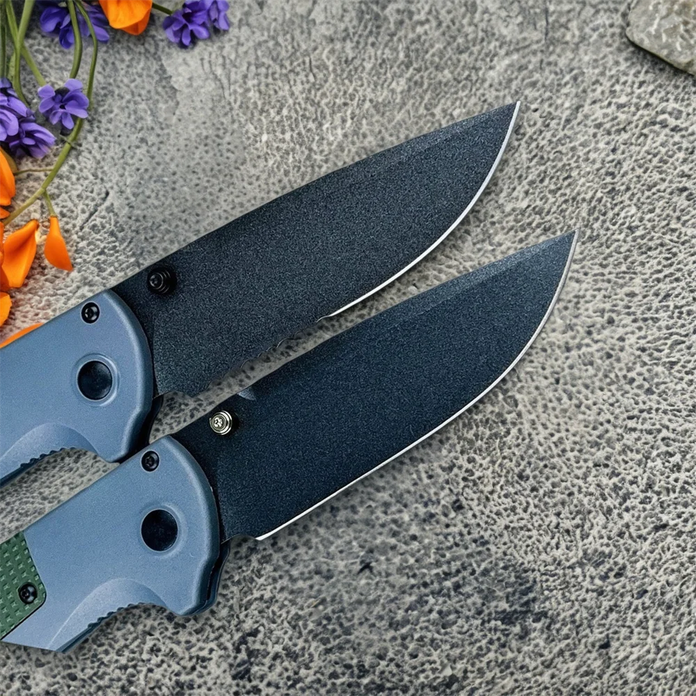 عالية الجودة BM 430 جيب سكين للفرد D2 شفرة فولاذية ألياف النايلون مقبض في الهواء الطلق التخييم الصيد التنزه أداة حمل اليومية