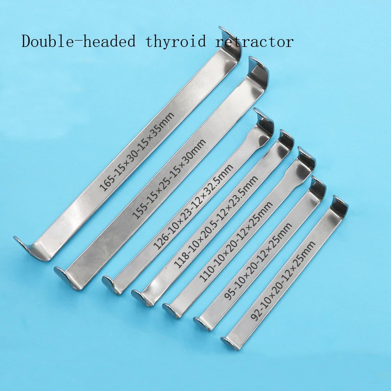 Stainless Steel Thyroid Double-Head Tissue Retractor for Cosmetic and Plastic Surgery, Oral and Dental Instruments and Tools