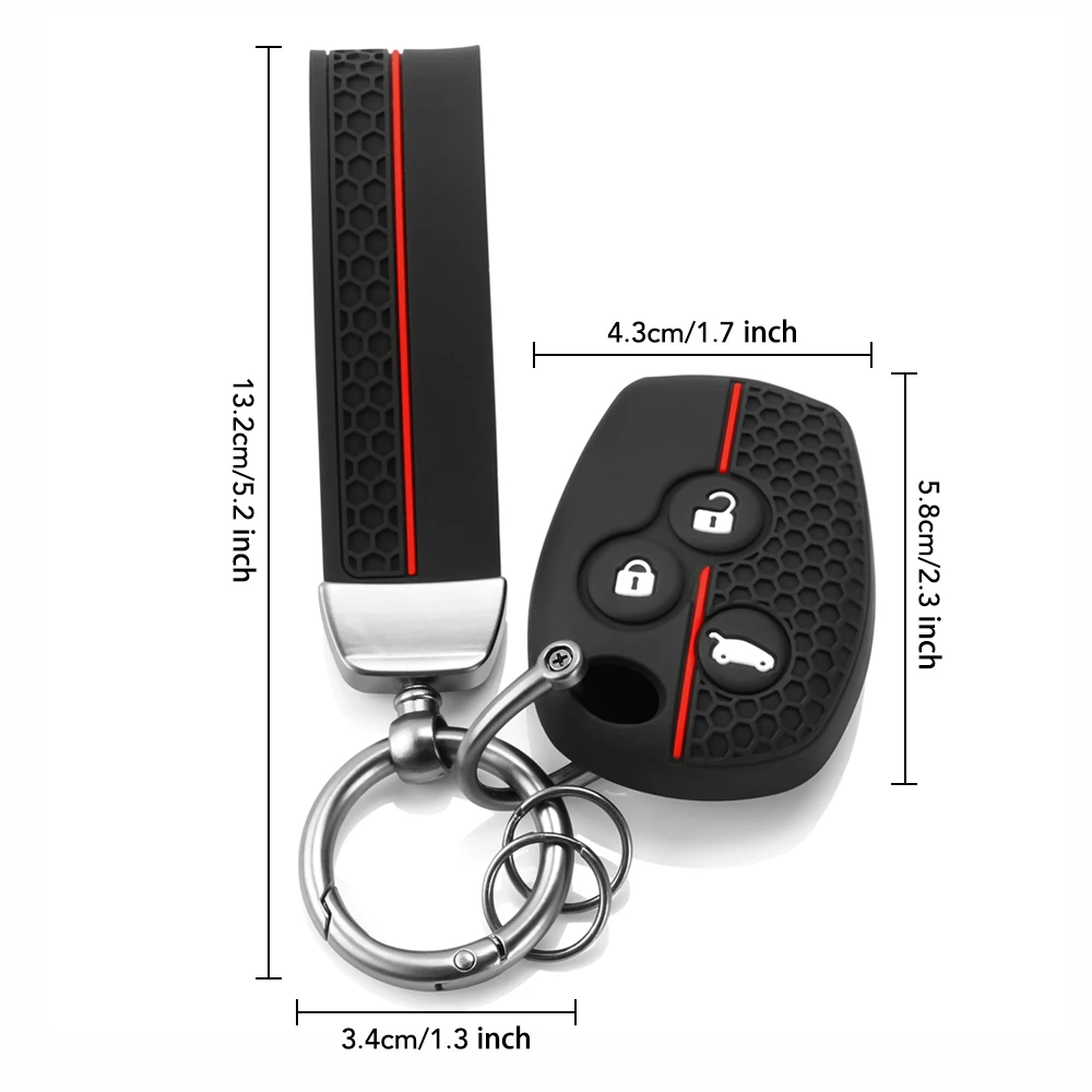 Funda de silicona para llave de coche, mando a distancia para Renault Megane Laguna Modus Espace Duster Logan DACIA Sandero Fluence Clio Kangoo