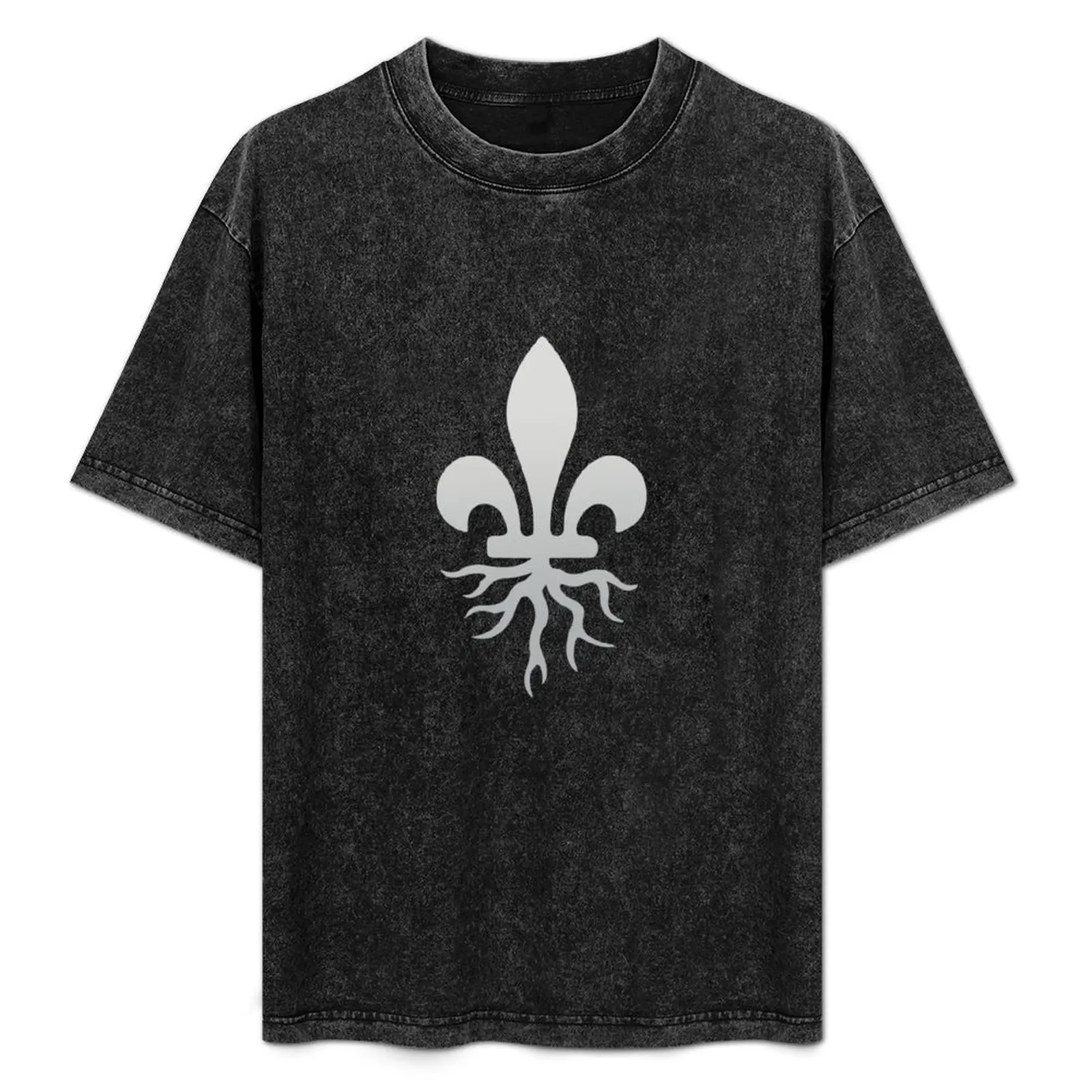 

Fleur de roots T-Shirt Holiday Simple Tee Shirt
