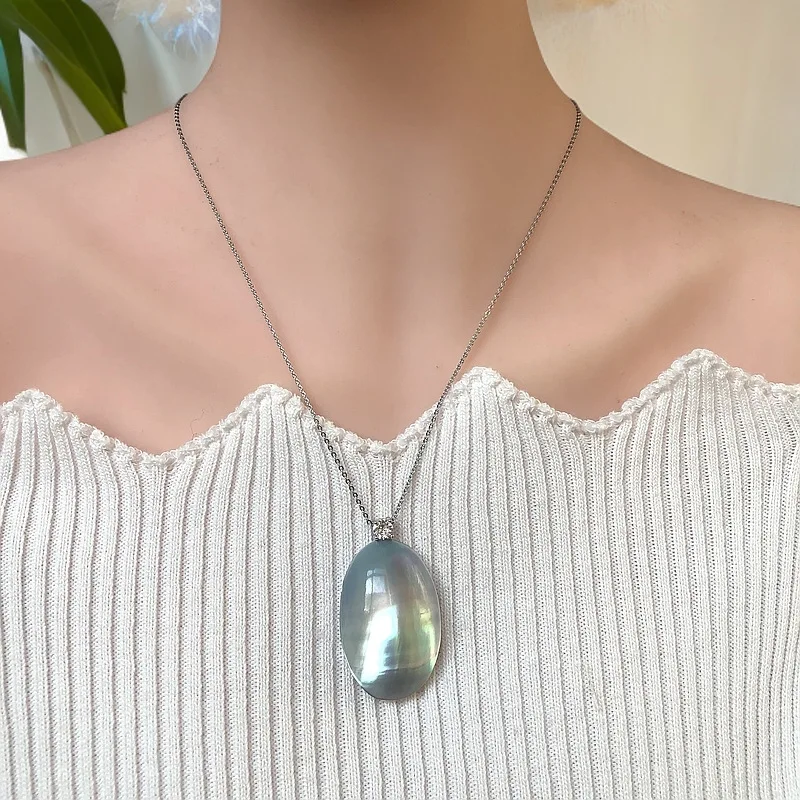 Cadena fina Mapei Natural, cadena para suéter, diseño de nicho, cadena de acero de titanio, diseño de nicho ins, collar versátil de moda