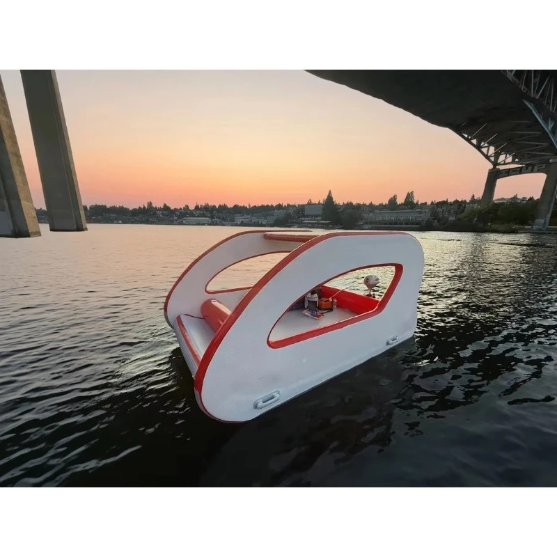 Inflatable Party Boat Luxury Electric Boat Inflatable House Boat ...