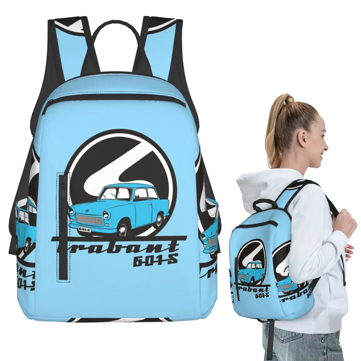 

Trabant 601 Backpack Student BookBag Kids School Bag Computer Shoulder Bags Boys Girls