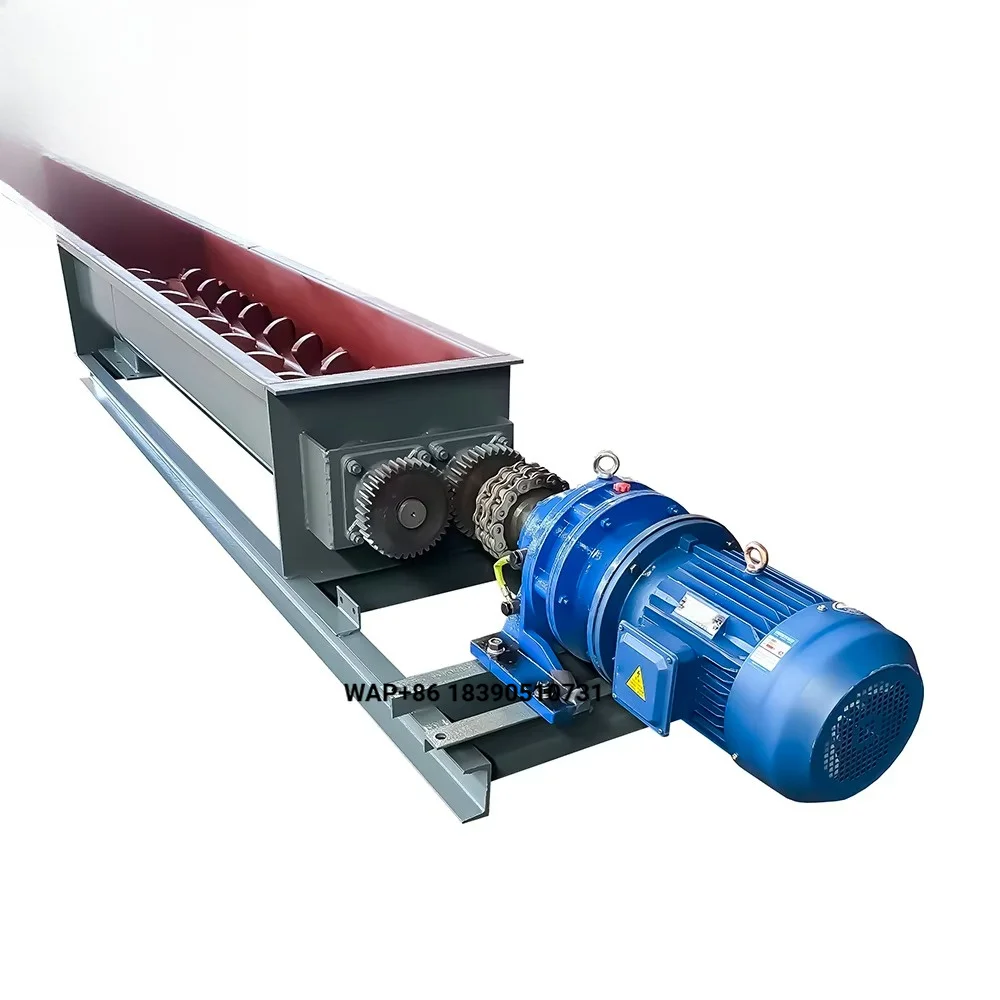 New Double-shaft Industrial Dust Humidifier for Lime Powder Single-shaft Mixer Carbon Steel/Stainless Steel