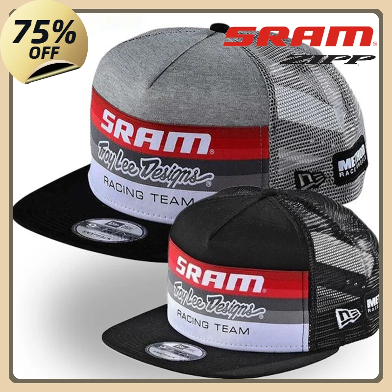 

New Fashion SRAM Road Cycling Hat Outdoor Sunscreen Baseball Hat Driver's Hat