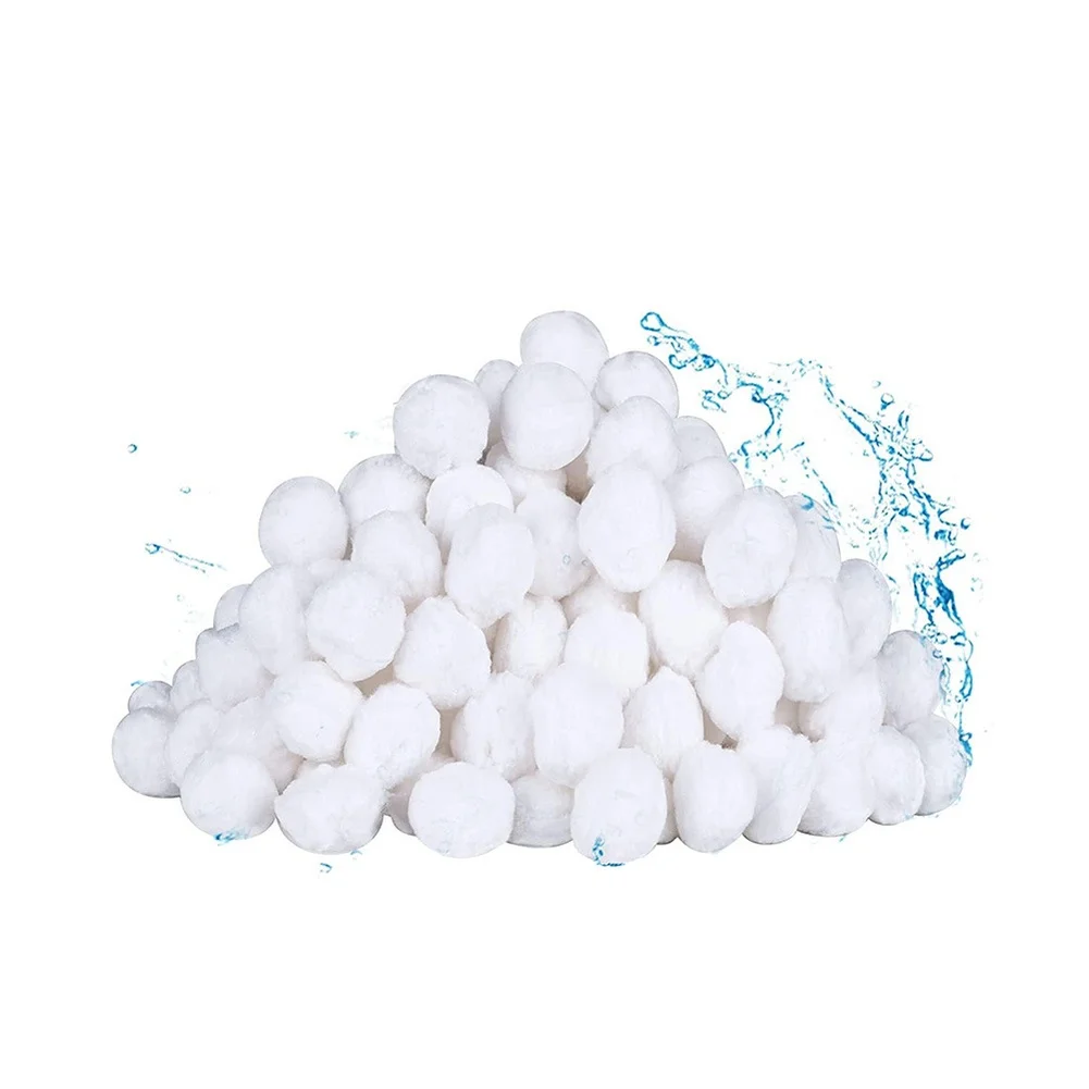 Swimming Pool Filter Balls Reusable Fiber Cotton Replacement For Sand Filter System Water Cleaning And Purification