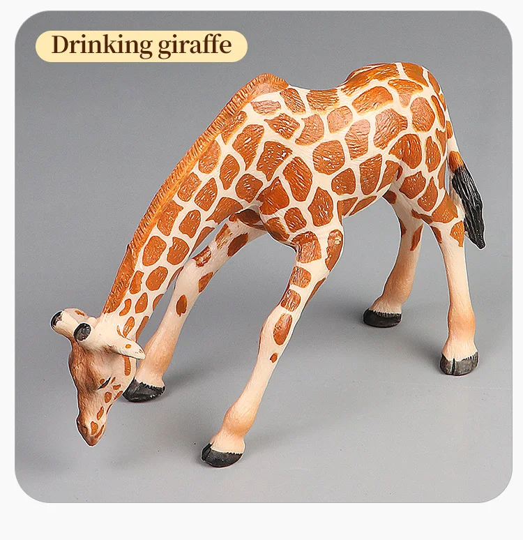 African Wildlife World Giraffe Set – Lernspielzeug mit Tiermodellen, Actionfiguren für Kinder, Simulations-Lernspielzeug – Detail 13