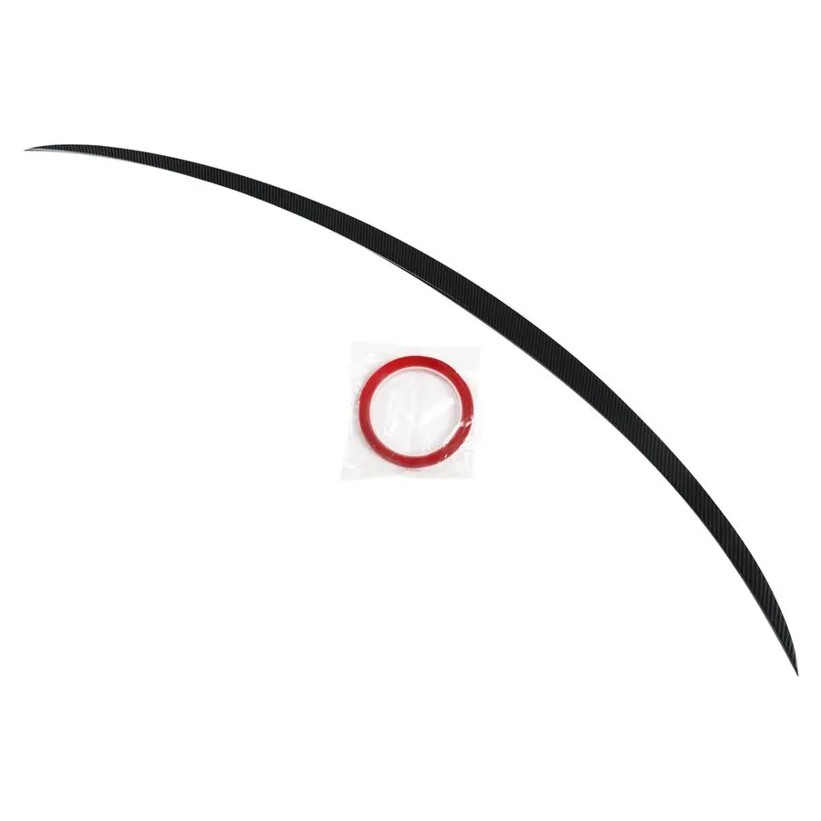 

Черный задний спойлер из углеродного волокна для Mercedes Benz C Class W206 Sedan C300 C43 4MATIC, крышка багажника Duckbill 2023 2024