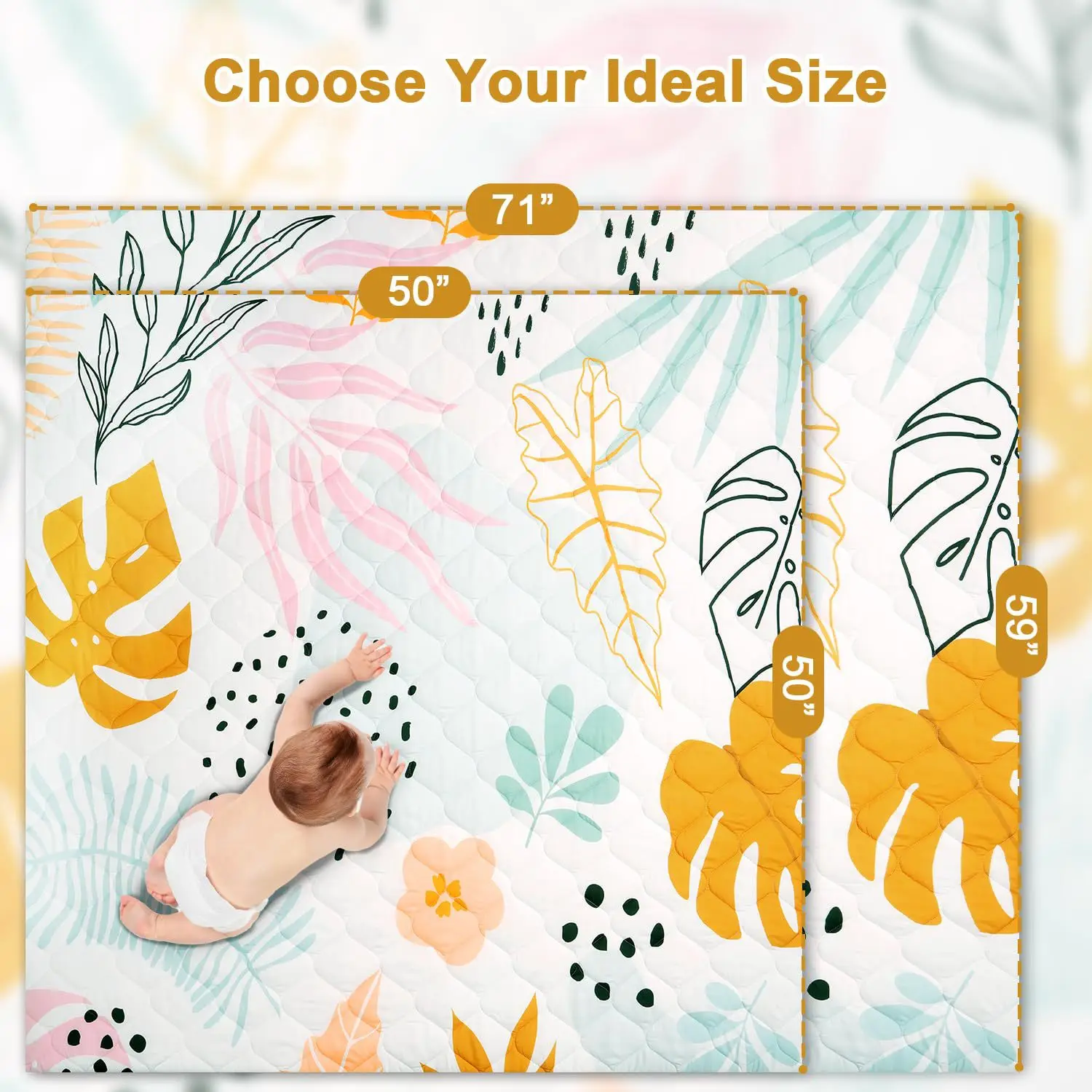 Custom Baby Crawling Mat Thickened Antibacterial Sponge for Fence