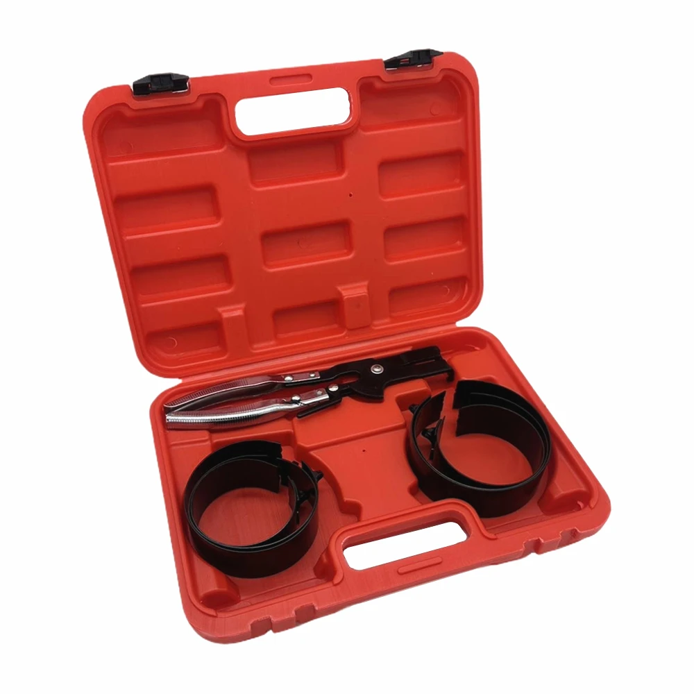 Piston Ring Set Universal Fit 6 Band Size Piston Installer Repair Pliers Auto Maintenance Tool Metal