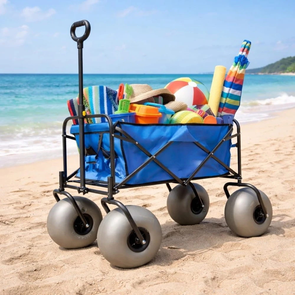 Beach Wagon with Balloon Wheel - огляд і ціна Heavy Equipment Bucket