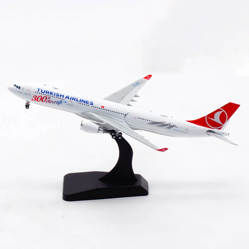 

Diecast 1:400 Scale Turkish Airlines A330-300 TC-LNC Alloy Aircraft Model Collection Ornaments Display Toy Gift