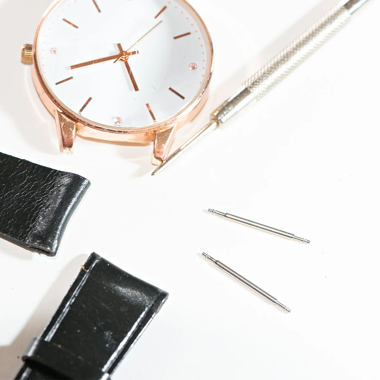 Watch Strap Adjustment Stainless Steel Spring Bar Silver Pin Remover Bands