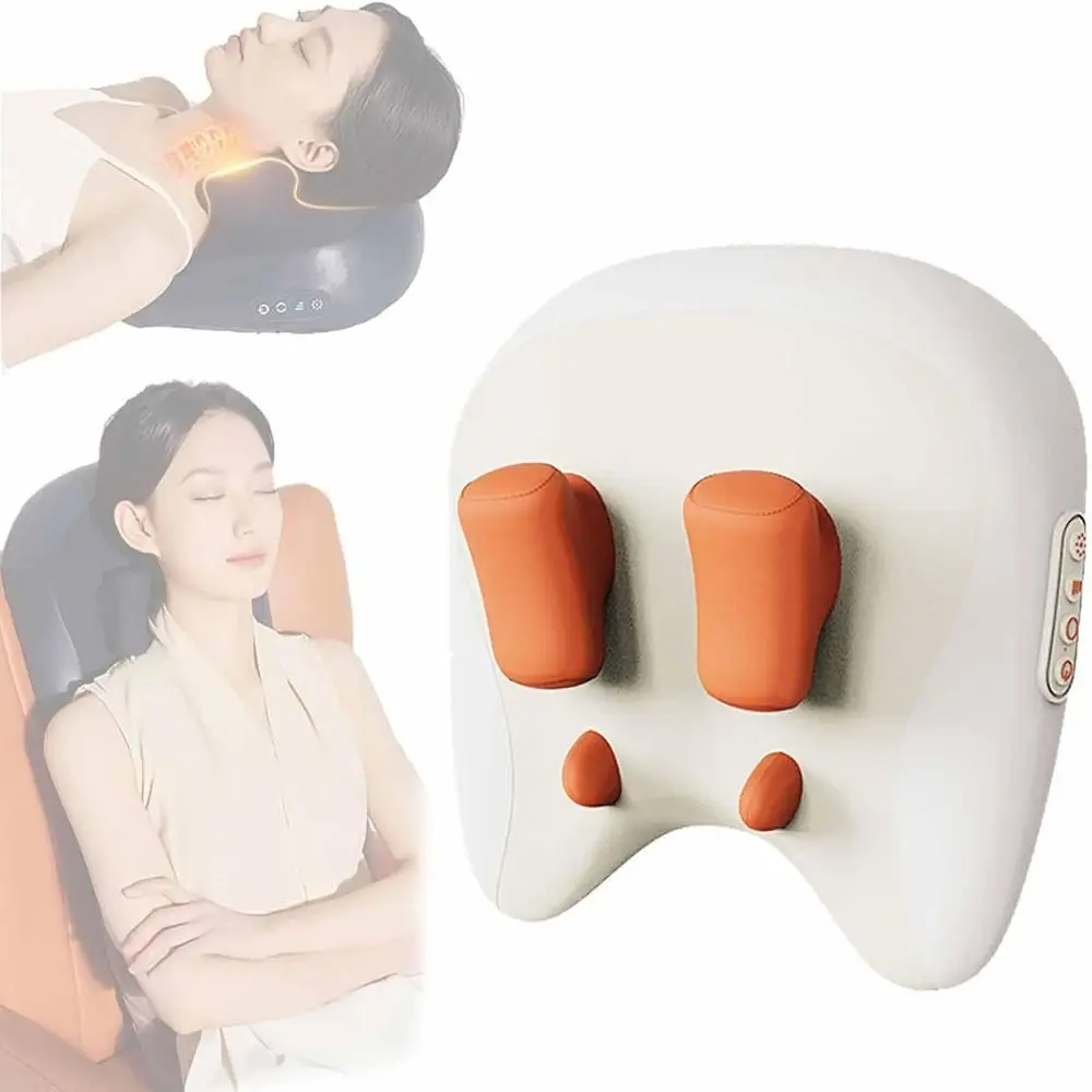

Full-Body Use Pillow Neck & Shoulder Massager Three Modes Deeply Relax Neck 4D Neck Massager Clip-kneading Ultra-Quiet