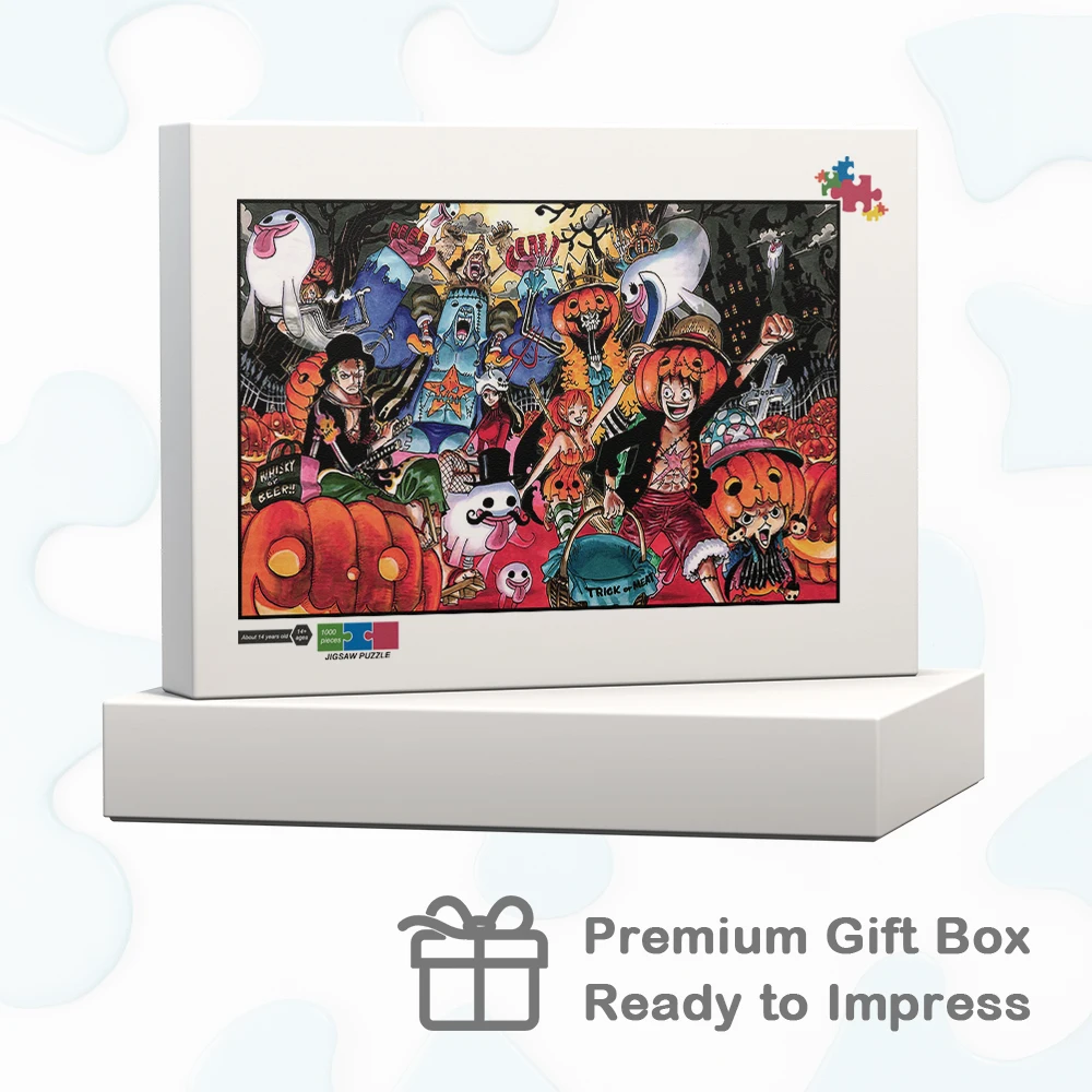 One Piece Background Jigsaw Puzzles Classic Japanese Style Anime Main Characters Games and Puzzles Large Puzzle Game Toys Gift