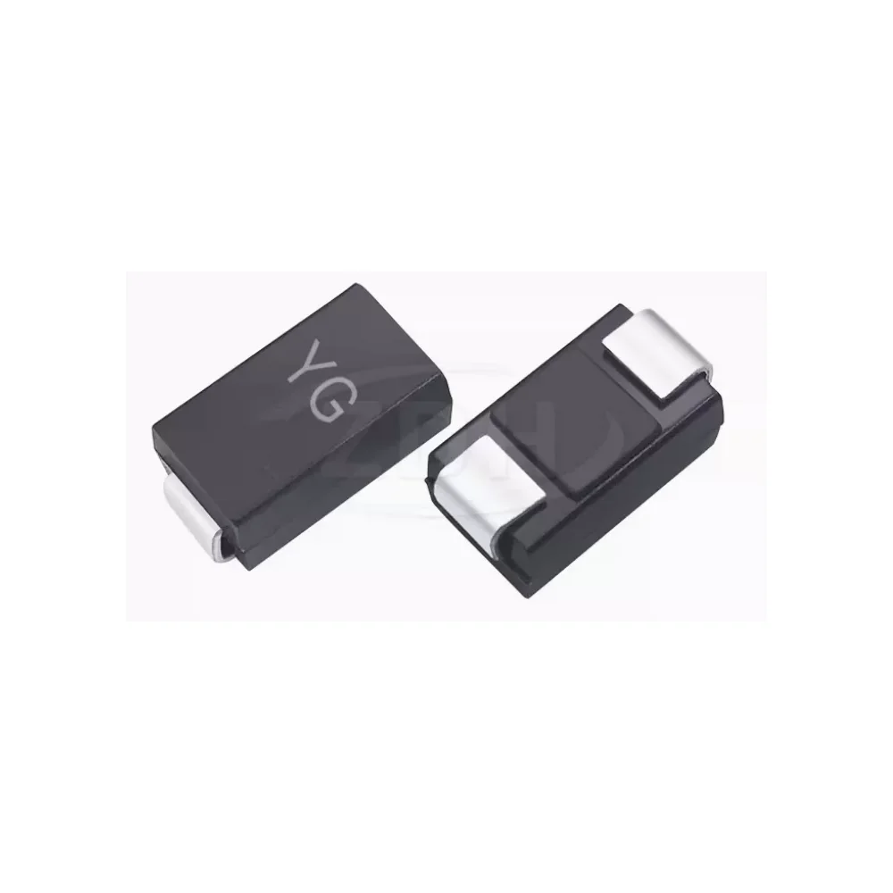 (100 pcs) SMAJ28CA SMA (Marking YG) - TVS Diode Bidirectional 28V 400W 45.4V Clamp