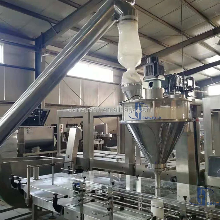 Auger Filler Automatic Salt Spice Powder Bottle Filling Machine Powder Filling Capping Machine