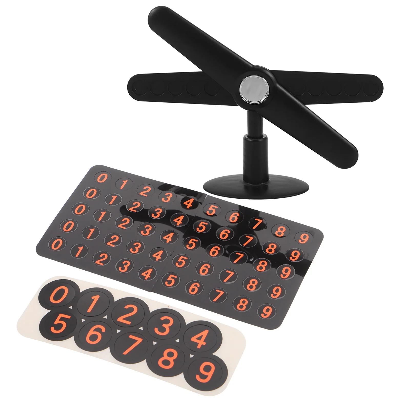 

Temporary Parking Tag for Cars Waterproof Dashboard Display High Definition Night Readable Contact Movable Phone