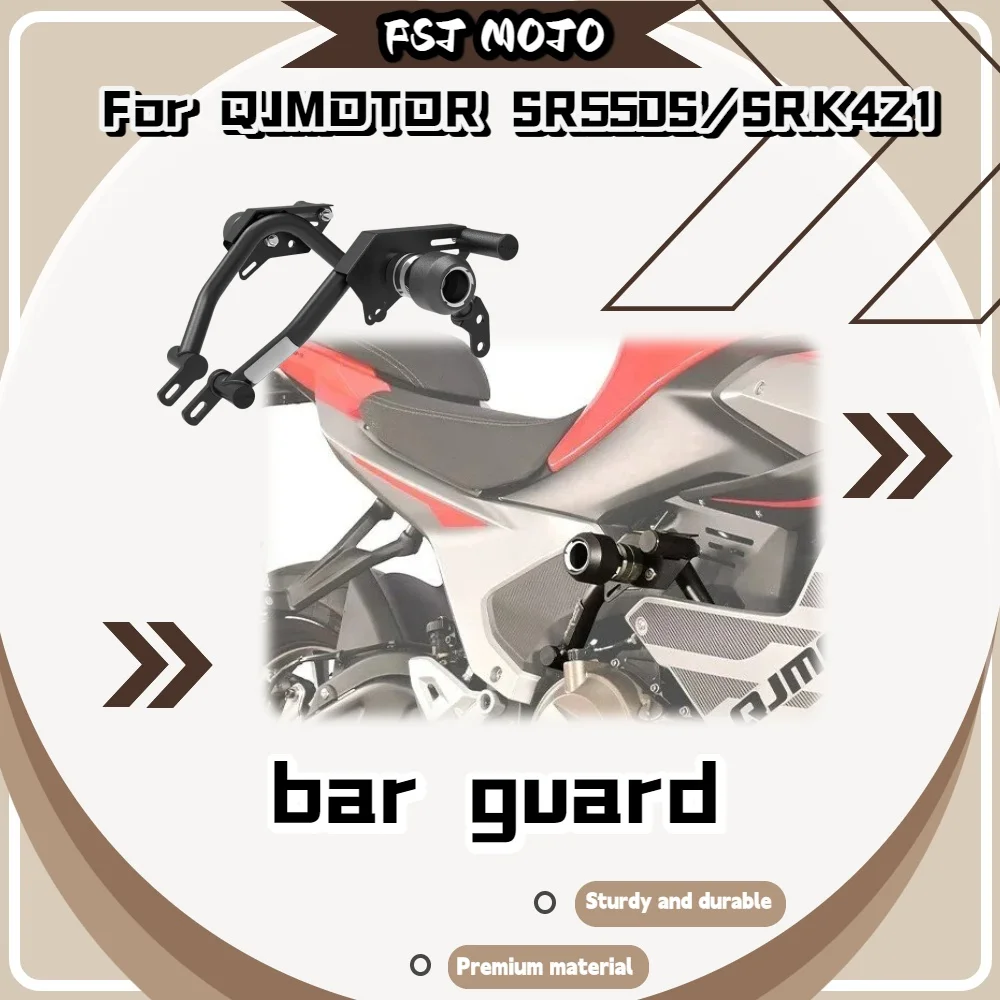 

For SRK550S SRK421 Sport Bike Racing Crash Bar, Full Surround Engine Bumper Shock Absorbing Anti-Fall Sliders Mod Parts
