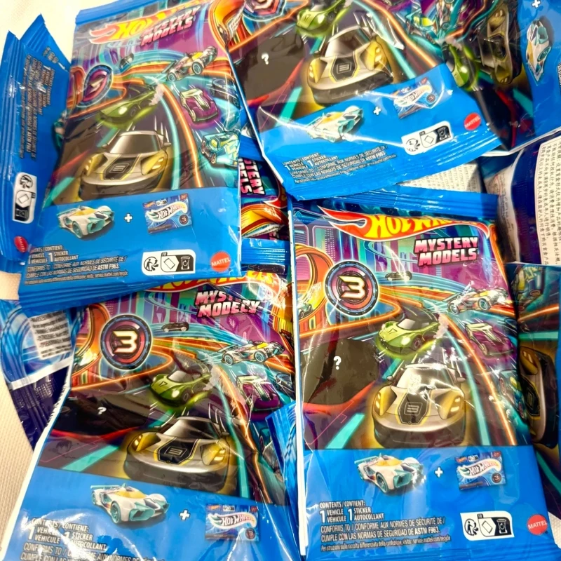

New Hot Genuine Hot Wheels Mystery Bag 2025 3rd Batch Series High Quality Alloy Small Car Model Gold Label Collection Card Gifts