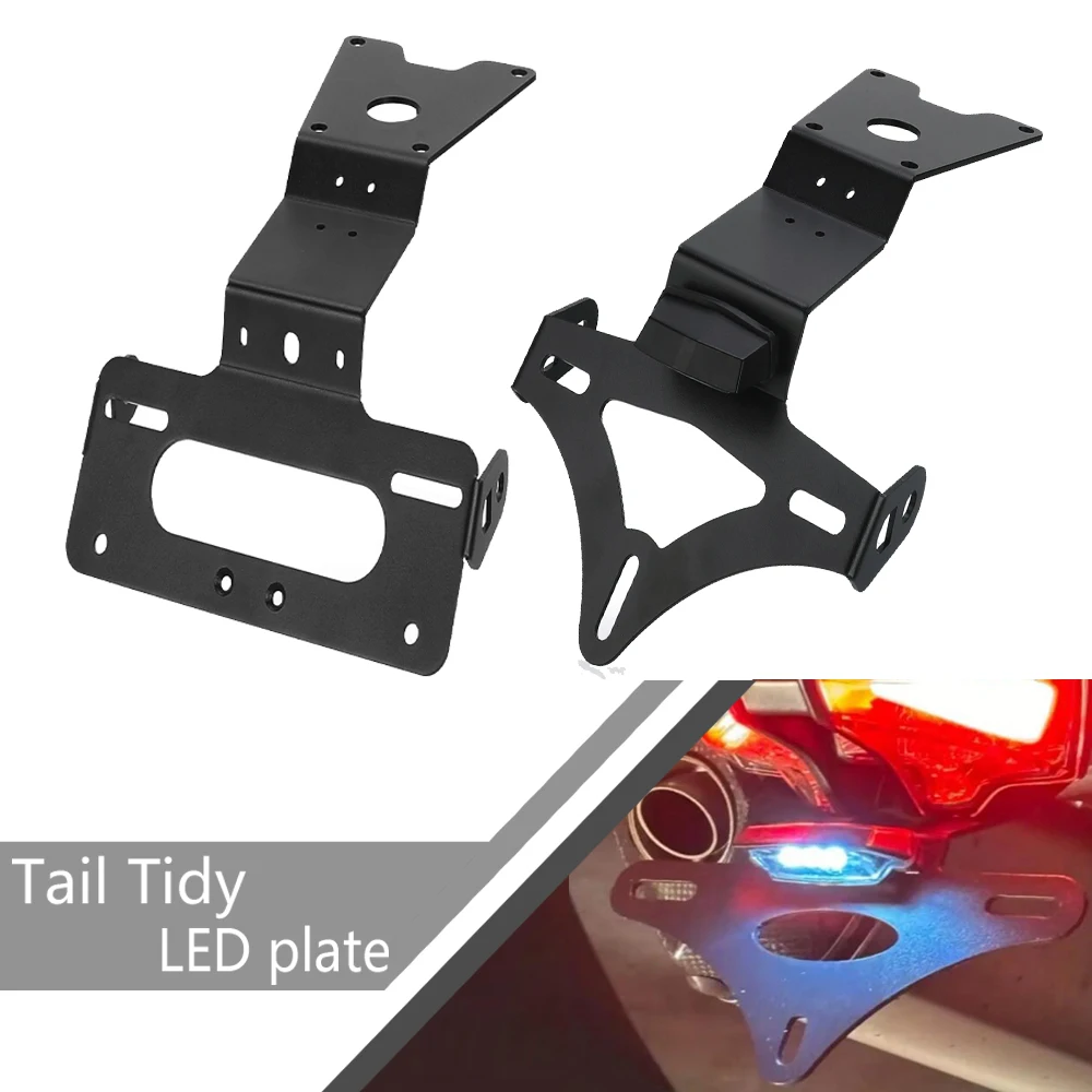 

For Speed 400 Scrambler 400 X Rear Registration Bracket Tail Tidy License Plate Holder Frame LED light Speed400 2024 2025 2026